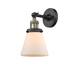 Option Black Antique Brass / Matte White