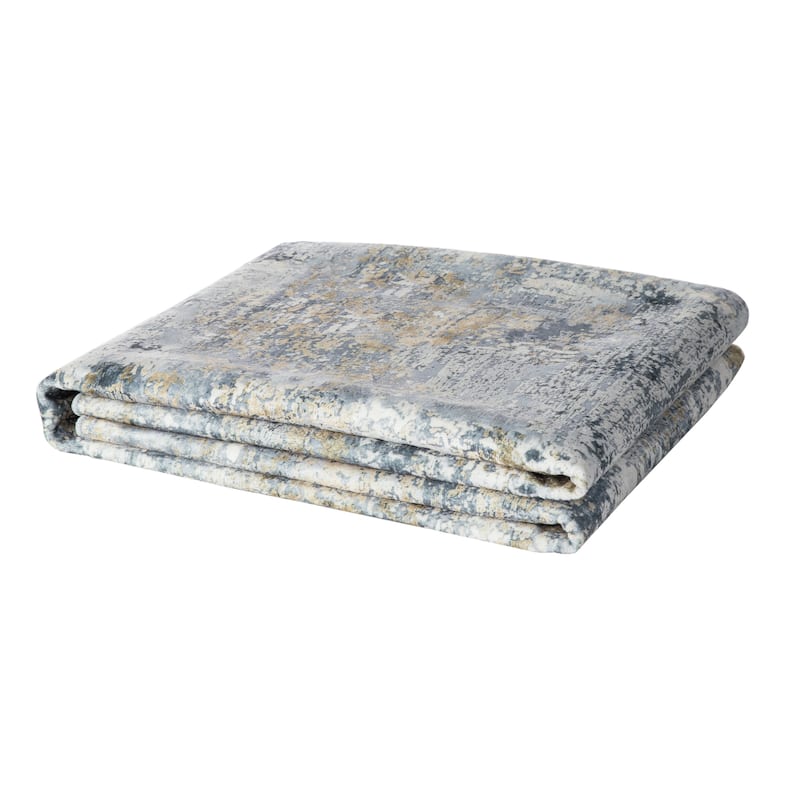 Glitzhome Modern Abstract Distressed Indoor/Outdoor Area Rugs
