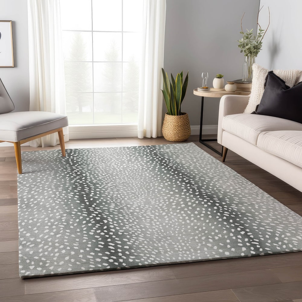 Premium Washable Super Soft Animal Print Ombre Mayfield Rug