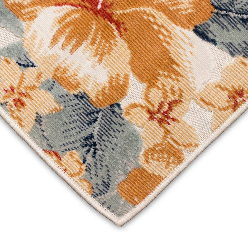 Liora Manne Canyon Tropical Floral Indoor/Outdoor Rug