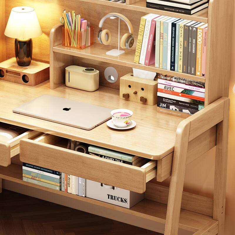 Kids Desk and Chair Set, Kid Study Desk, Computer Writing Desk - 36.6"x21.7"