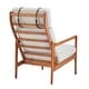 preview thumbnail 8 of 30, Christopher Knight Home - Jennie Tall-Back Wood Armchair with Ergonomic Comfort for Any Room