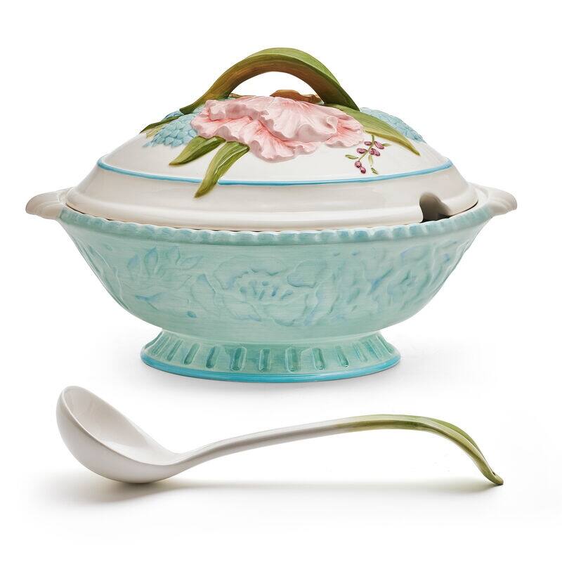 Fitz and Floyd Meadow Soup Tureen W Ladle Bed Bath & Beyond 39986601