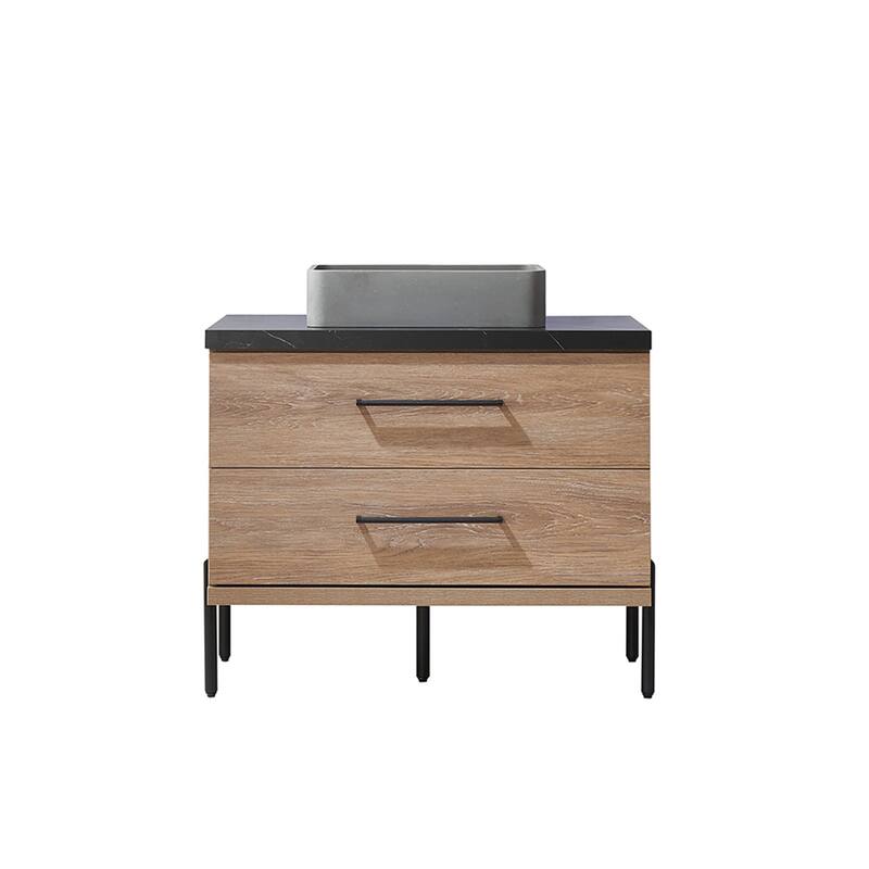 Miseno MV-NM-705136S Trento 36" Free Standing Single Basin Vanity Set