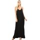 preview thumbnail 18 of 18, JED Women's Soft Fabric Tank Maxi Dress with Side Pockets
