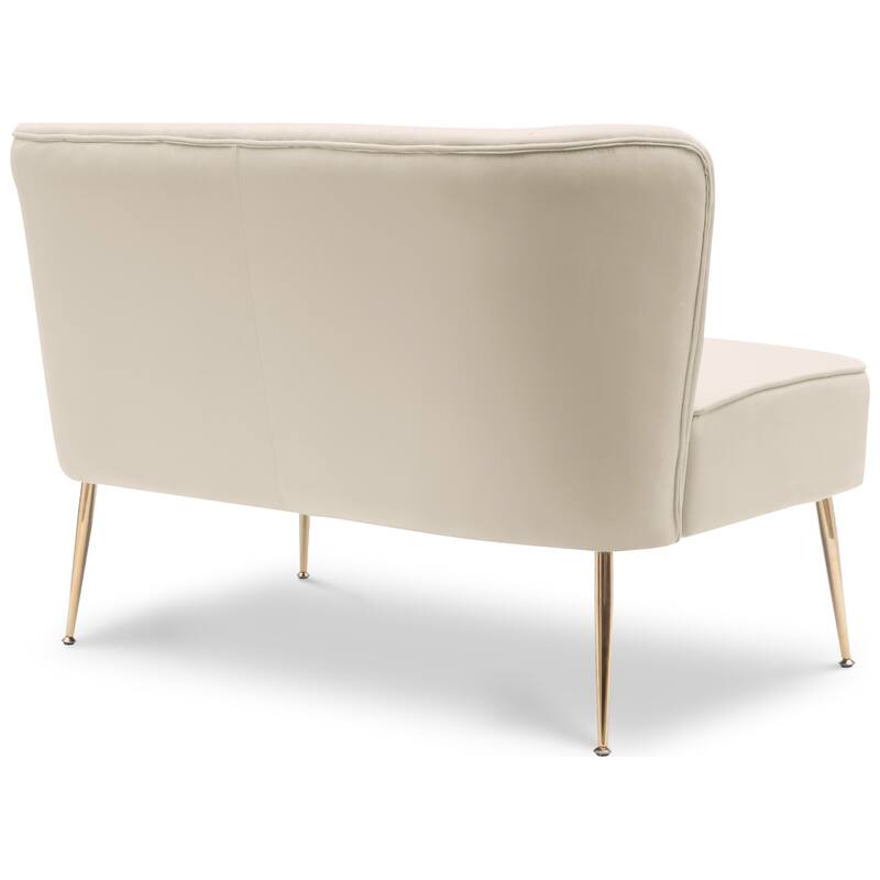 Farrah Upholstered Velvet Polyester Living Room Set With 25 inch Accent Chairs (3-Piece)