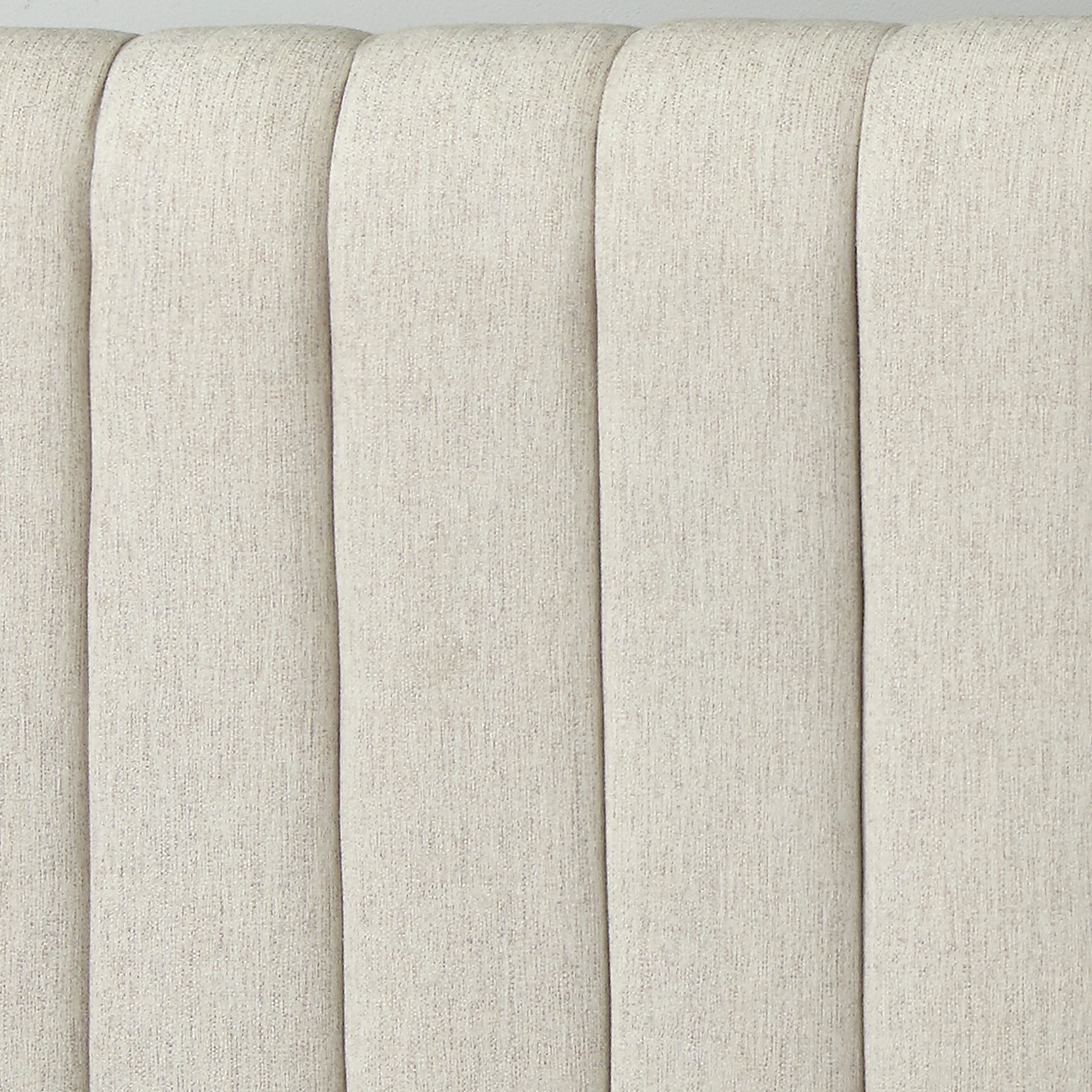Lifestorey teagan queen top channel upholstered bed