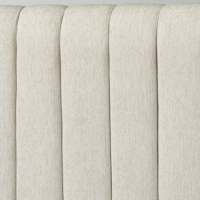 Lifestorey Teagan Queen Channel Upholstered Headboard