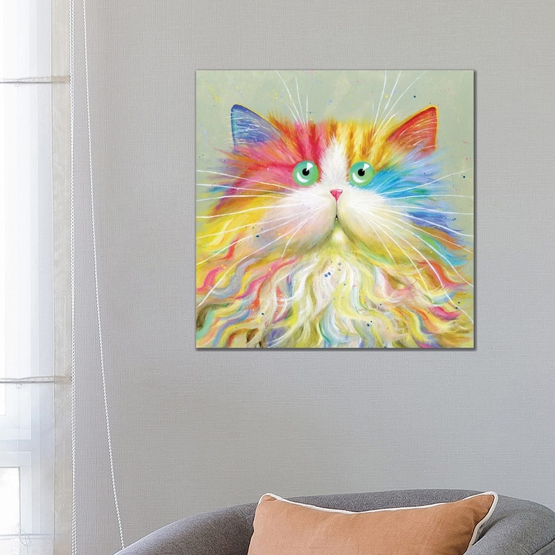 iCanvas "Mousta Chou" by Kim Haskins Canvas Print - 26x26x1.5