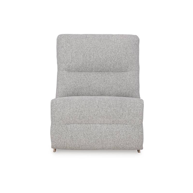 Signature Design by Ashley Acklen Place Gray 5-Piece Power Reclining Sectional - 124"W x 124"D x 42"H