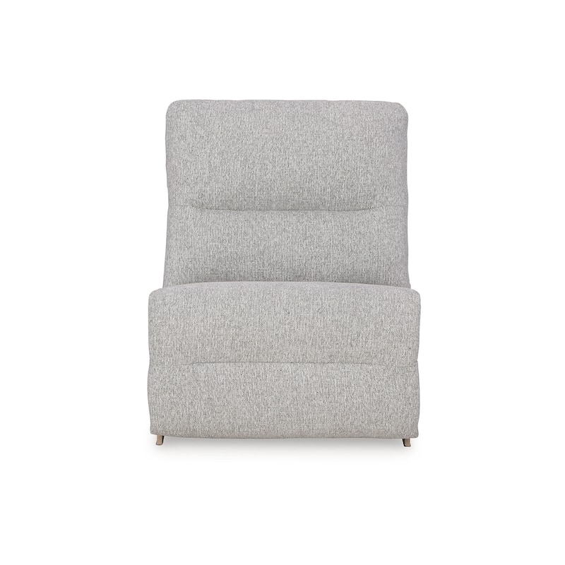 Signature Design by Ashley Acklen Place Light Gray 3-Piece Power Reclining Sectional - 115" W x 71" D x 42" H