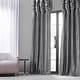 preview thumbnail 9 of 70, Exclusive Fabrics Single Ruched Faux Solid Taffeta Curtain (1 Panel)