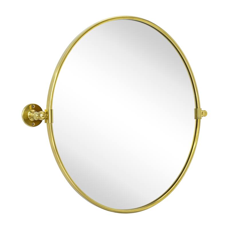 TEHOME Adlina Round Metal Wall Mirror - 24'' x 24''
