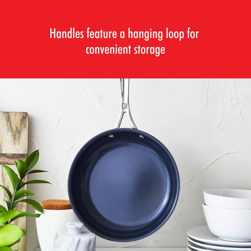 ZWILLING Clad CFX Stainless Steel Ceramic Nonstick Cookware Set