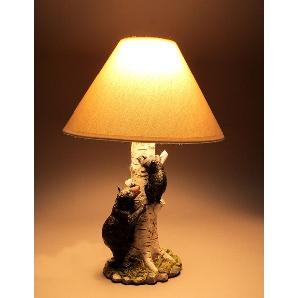 birch tree table lamp