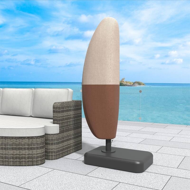 Direct Wicker All-weather Offset Patio Umbrella Canopy Cover