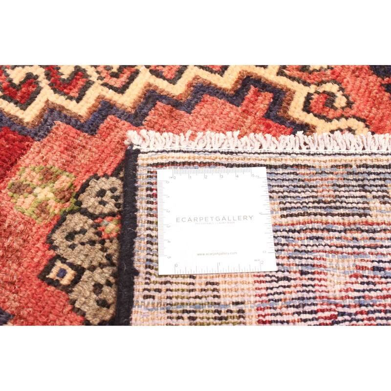 ECARPETGALLERY Hand-knotted Konya Anatolian Red Wool Rug - 4'2 x 7'1