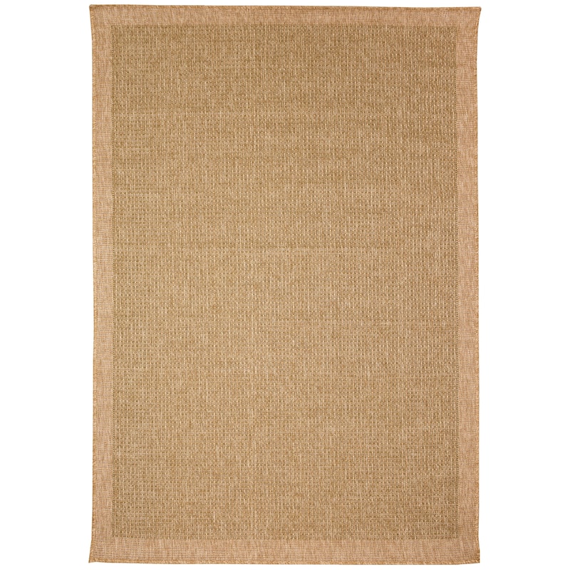 Liora Manne Sahara Texture Border Indoor/Outdoor Rug