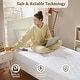 preview thumbnail 10 of 29, Beautyrest Cotton Deep Pocket Heated Mattress Pad-20 Heat Settings - White