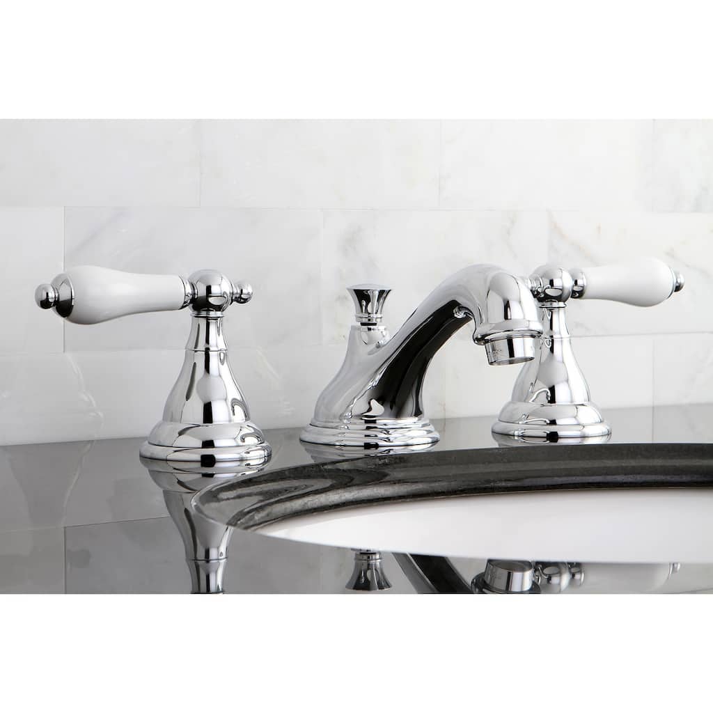 Kingston Brass Royale 8 in. Widespread Bathroom Faucet in Polished Chrome