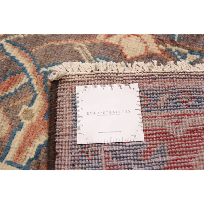 ECARPETGALLERY Hand-knotted Andelz Grey Wool Rug - 4'4 x 9'9