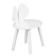 preview thumbnail 7 of 8, 3 Pieces Kids Wood Table and Chair Set, Kids Round Play Table with 2 Chairs for Toddlers, Girls, Boys,White