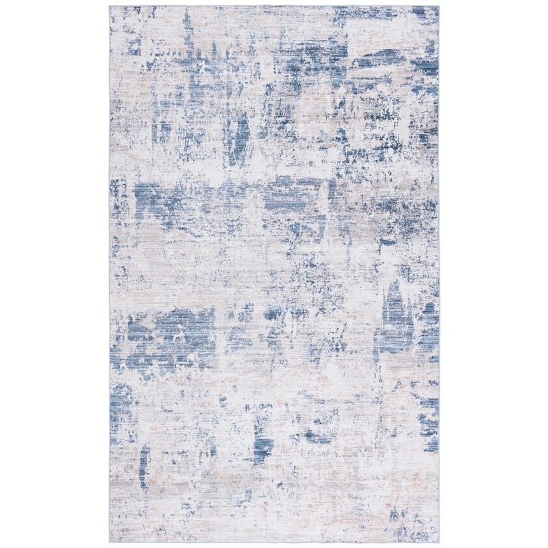 SAFAVIEH Malibu Kathaleen Modern & Contemporary Rug. - 3' x 5' - Beige/Blue