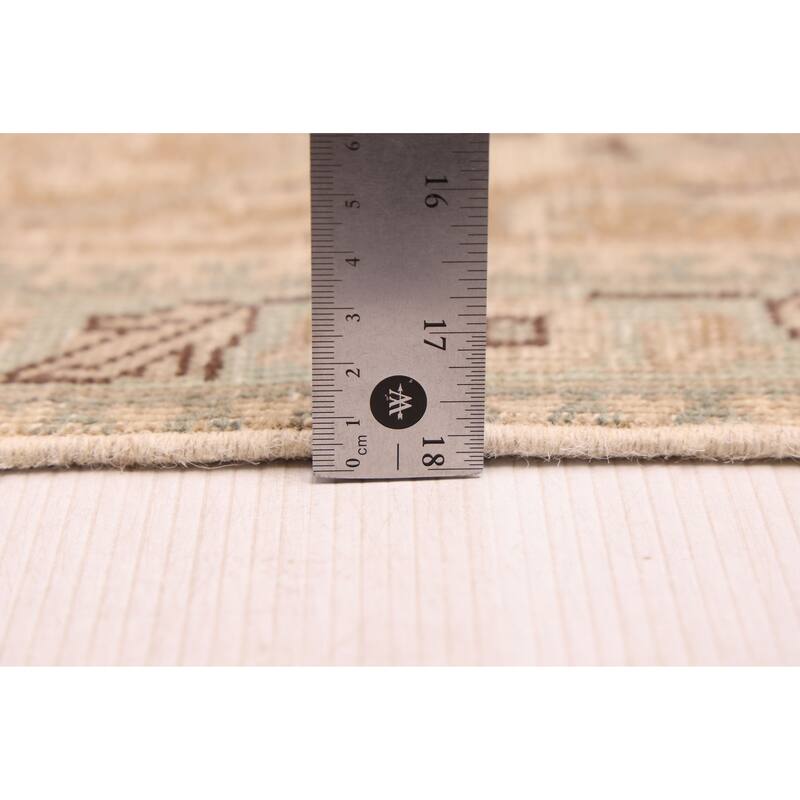 ECARPETGALLERY Hand-knotted Antalya Vintage Beige Wool Rug - 8'0 x 10'10