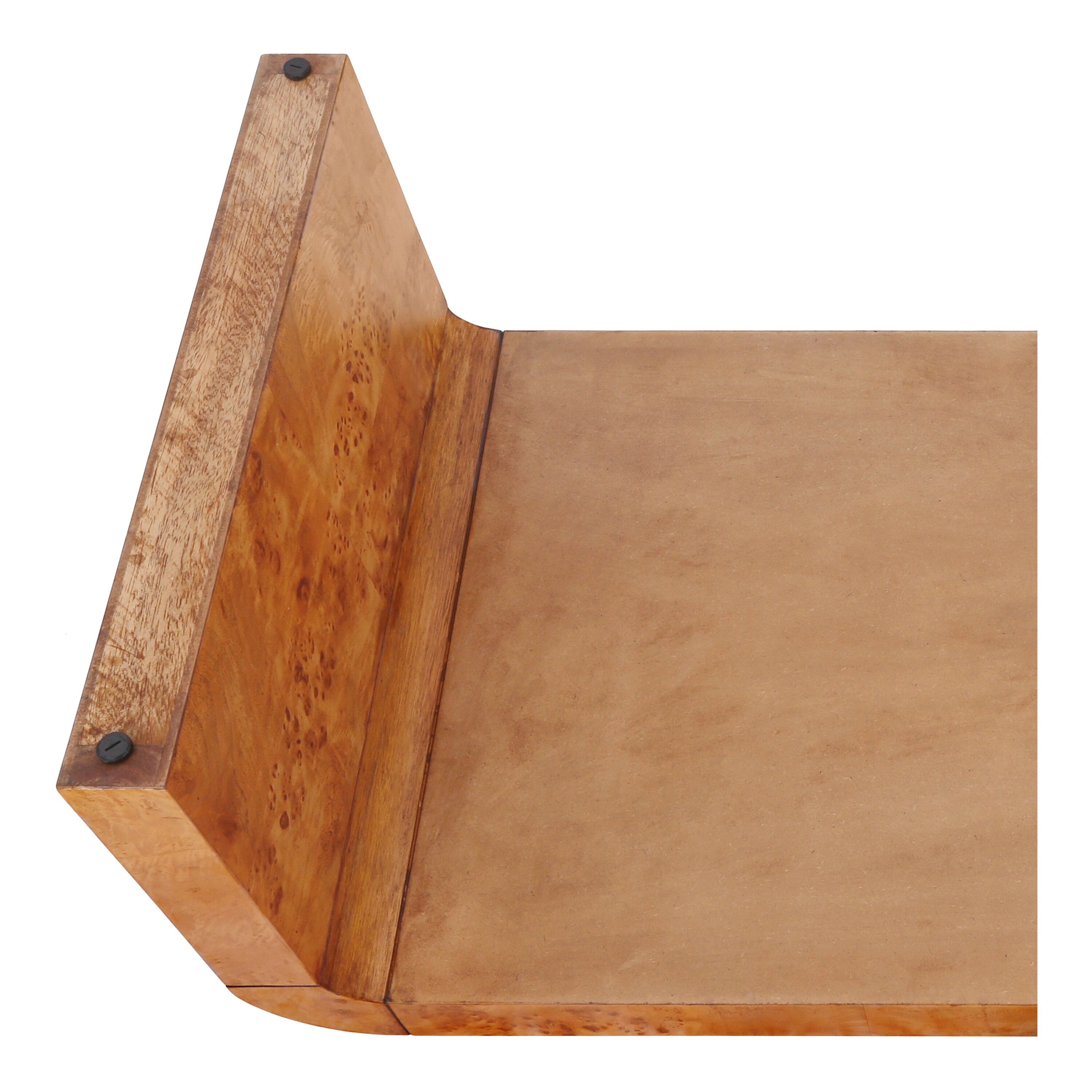 NPD Furniture Adriel Burl Wood Coffee Table