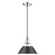 preview thumbnail 7 of 10, Golden Lighting 3306-M CH Orwell 10" Wide Mini Pendant