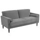 preview thumbnail 47 of 77, 62.5'' W Corduroy Couch Upholstered Square Arm Sofa