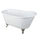 Option White / Satin Nickel Feet