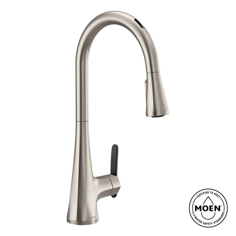 Moen S7235EV2 Sinema 1.5 GPM Single Hole Pull Down Smart Kitchen