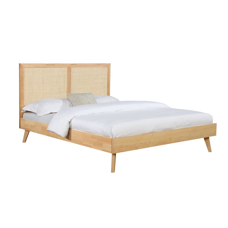 Adlephi Natural Cane Queen Bed