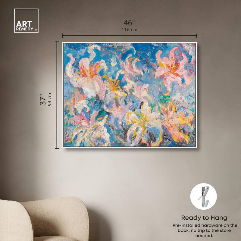 Pastel Riot I Canvas by Art Remedy