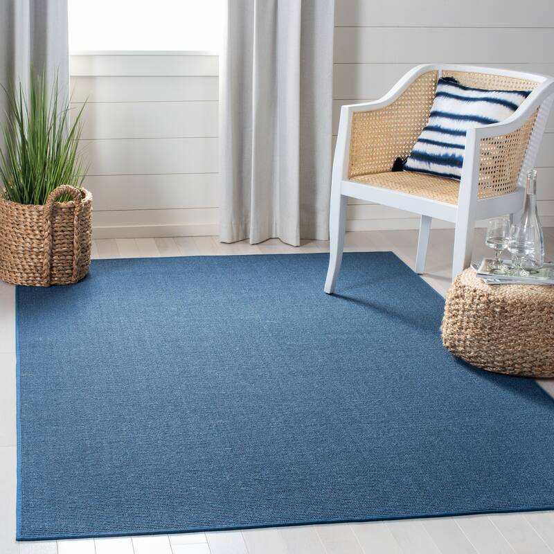 Martha Stewart by SAFAVIEH Klarita Sisal & Jute Area Rug - 6' x 9' - Blue