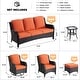 preview thumbnail 18 of 35, OVIOS 8-Piece Wicker Swivel Chair Patio Conversation Set