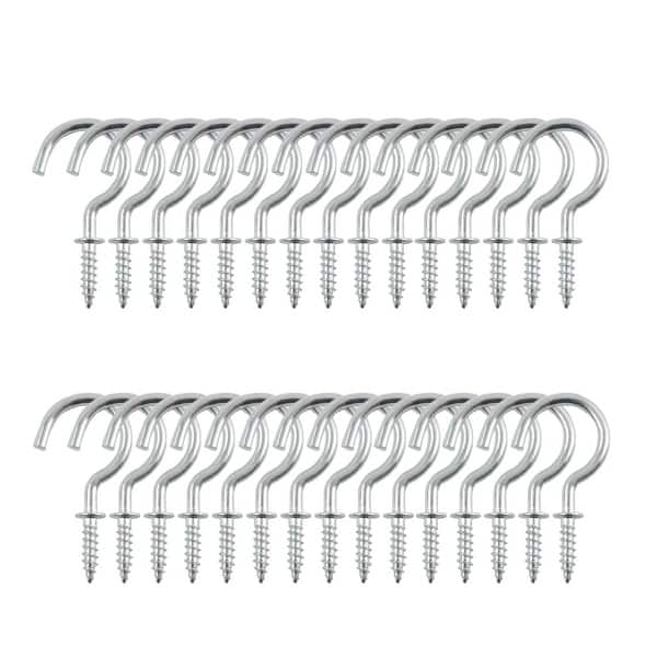 30pcs Cup Ceiling Hooks Metal Screw in Hanger for Hanging Home Office Cup  Mugs - Bed Bath & Beyond - 29350316