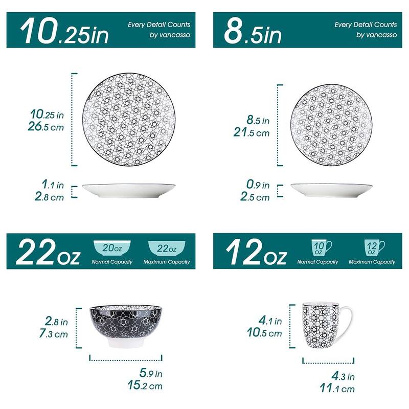 vancasso Casual Bohemia Porcelain Dinnerware Set