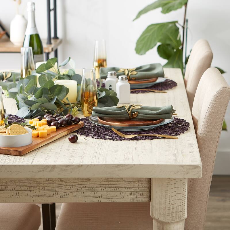 Design Imports Woven Paper Kitchen Placemat Set (Set of 6)