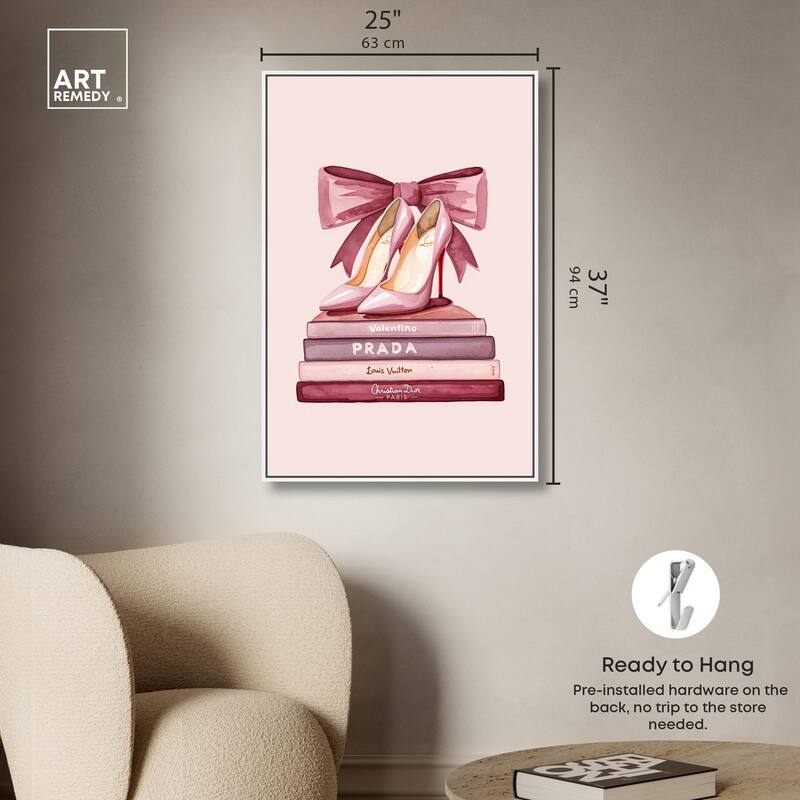 Stack of Fashion Canvas by Art Remedy