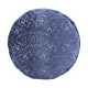 preview thumbnail 2 of 3, Allan Andrews Round Foot Pouf Pasini Sapphire