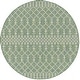 preview thumbnail 83 of 98, Nourison Positano Indoor/Outdoor Moroccan Area Rug 8' x Round - Green/Blue