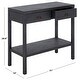 preview thumbnail 30 of 38, SAFAVIEH Asa 2-Drawer 1-Shelf Console Table - 31" W x 14" D x 30" H