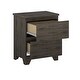 preview thumbnail 4 of 7, Max and Lily Farmhouse Nightstand with 2 Drawers