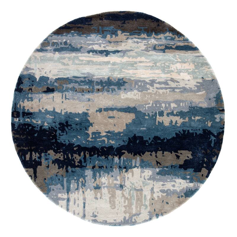 Benna Handmade Abstract Area Rug