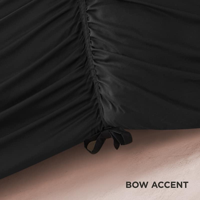Juicy Couture Ribbon Ruched Comforter Sets