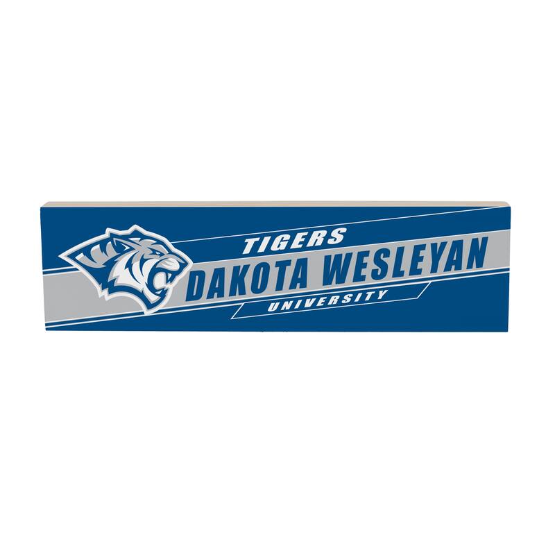 Dakota Wesleyan University Wooden Tabletop Mantel Shelf Sign