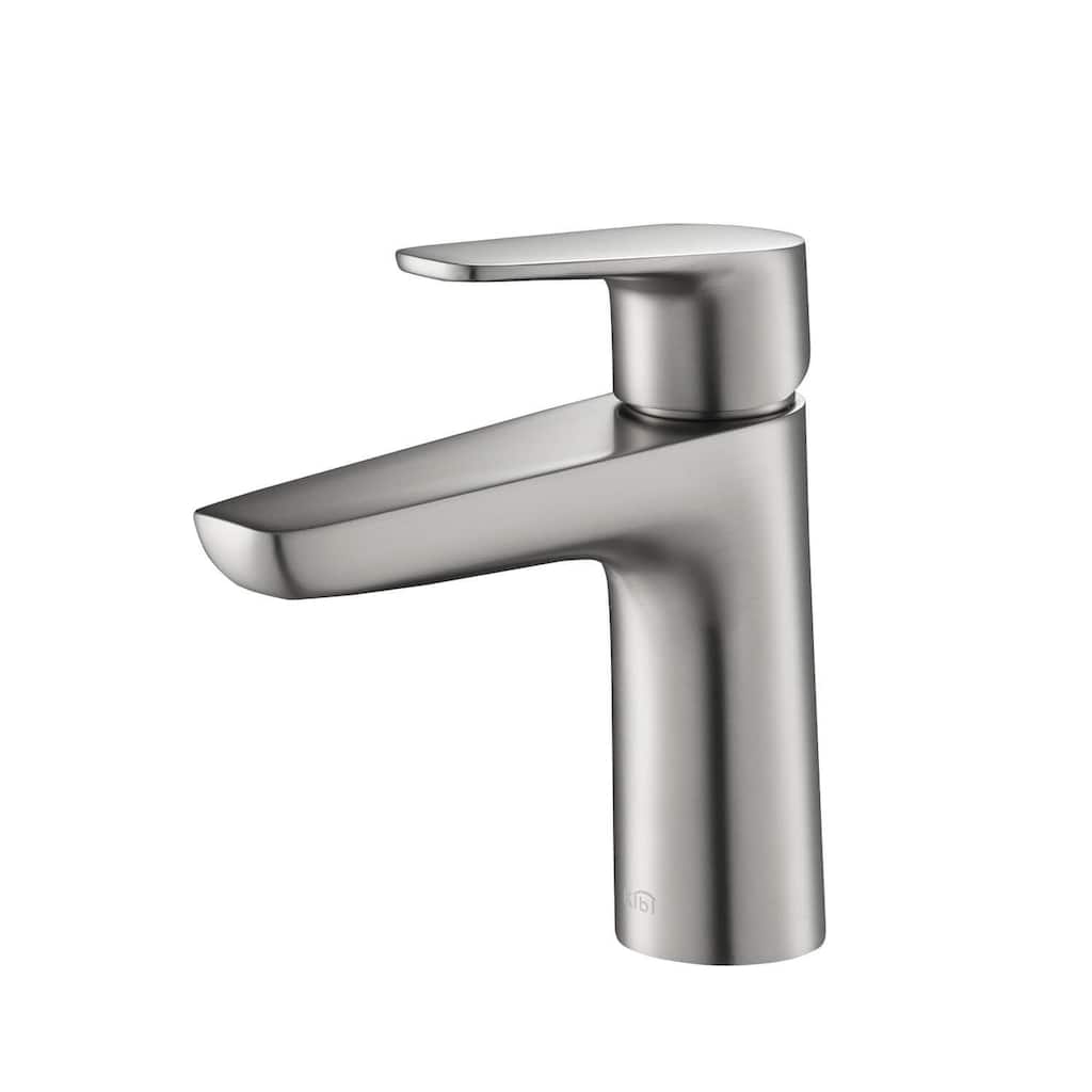 Lead Free Solid Brass Single Handle Bathroom Vanity Sink Faucet with Water Hose