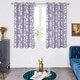 preview thumbnail 25 of 95, Deconovo Silver Leaves Curtain Panel Pairs(2 Panel)